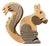 Wooden Squirrel Sculpture from Fausto Sangiovanni, Orvieto, Italy, 1975 For Sale