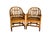 Pair of Brighton Pavilion Style Bamboo Side Chairs For Sale - Image 4 of 9