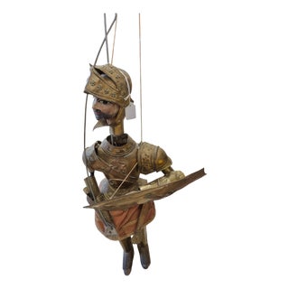Sicilian Orlando Collectible Puppet, 1920s For Sale