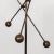 Milan Three-Arms Black Gunmetal Floor Lamp by Schwung For Sale - Image 6 of 9