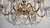 Vintage Brass and Frosted Glass Chandelier from Palwa, 1970s For Sale - Image 9 of 11