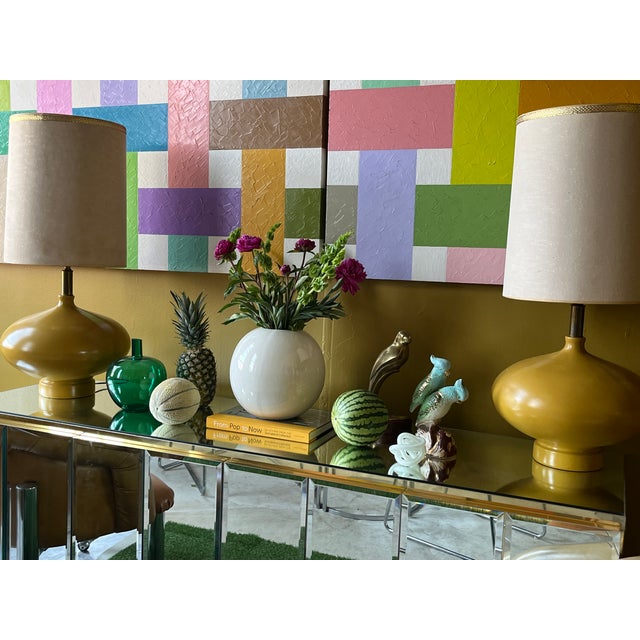 Contemporary "Basket II" Abstract Geometric Oil Painting on Canvas by Richard Butz For Sale - Image 3 of 12