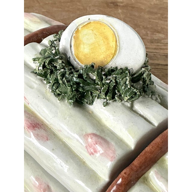 Mid 20th Century Vintage Regency Italian Lidded Asparagus Bowl For Sale - Image 5 of 12