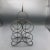 Metal 1980s Faux Bamboo Silverplated Wine Rack For Sale - Image 7 of 7