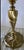 Two Vintage 3 Light Brass Metal churchAltar Candelabra Candlesticks 18" Decor For Sale - Image 11 of 12