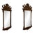 Pair of Chippendale Style Mahogany Wall Mirrors, 52" Tall For Sale