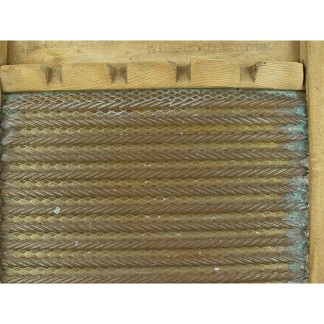 Early 20th Century National Washboard the Brass King 801 Made in Usa For Sale - Image 9 of 12