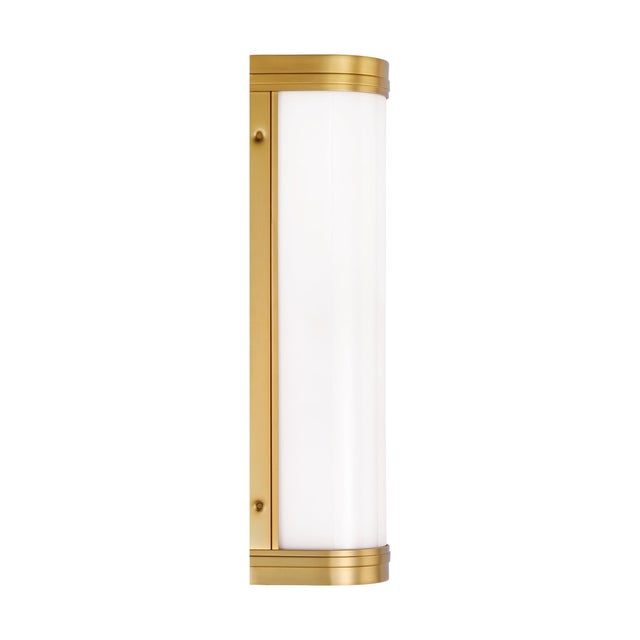 Alexa Hampton by Visual Comfort Studio Ifran Medium Vanity, Burnished Brass For Sale - Image 4 of 6