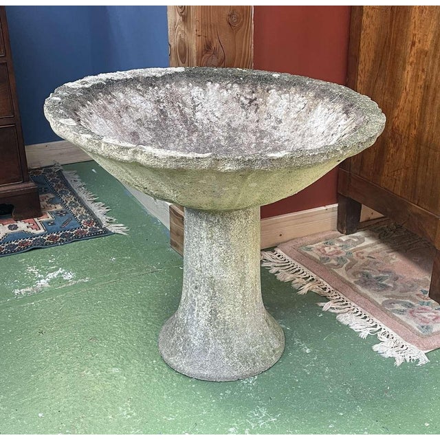Vintage Reconstituted Stone Planter, 1970s For Sale - Image 4 of 4