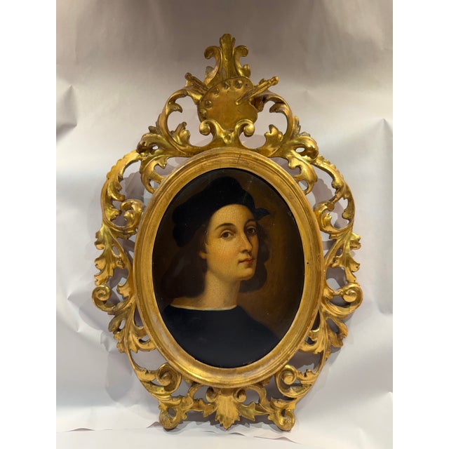 This listing is for an gorgeous antique portrait painting This oil on board painting dates to the 18th century and is of...