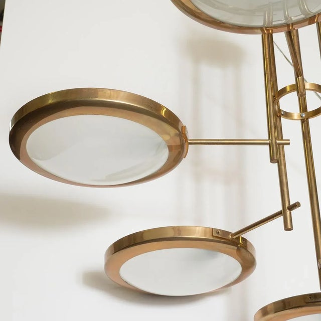 Stilnovo Spiral Stepped Chandelier by Marcelo Bessa For Sale - Image 4 of 10