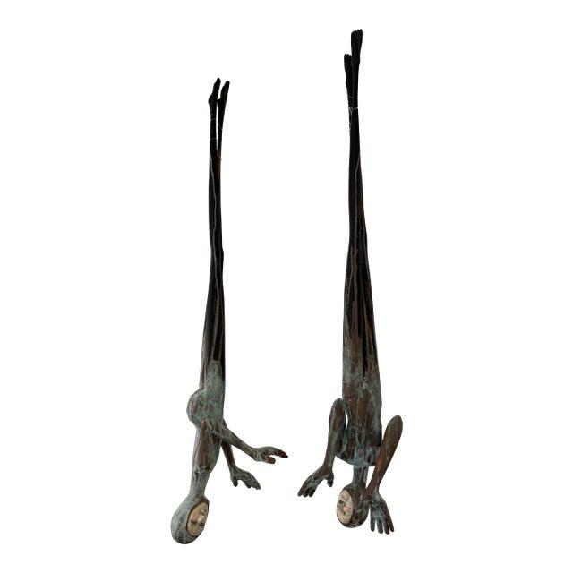 Circa 2007 Peter Kiss "Change of Perspective" Hanging Sculptures, Pair For Sale