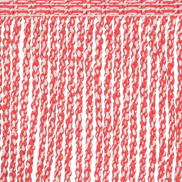 Contemporary Sample - Schumacher Outdoor Bullion Fringe Trim in Coral For Sale - Image 3 of 4