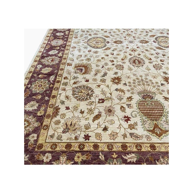 10x14 Handwoven Indian Agra Area Rug - 107053 For Sale - Image 9 of 13