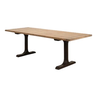 Industrial Dining Table For Sale