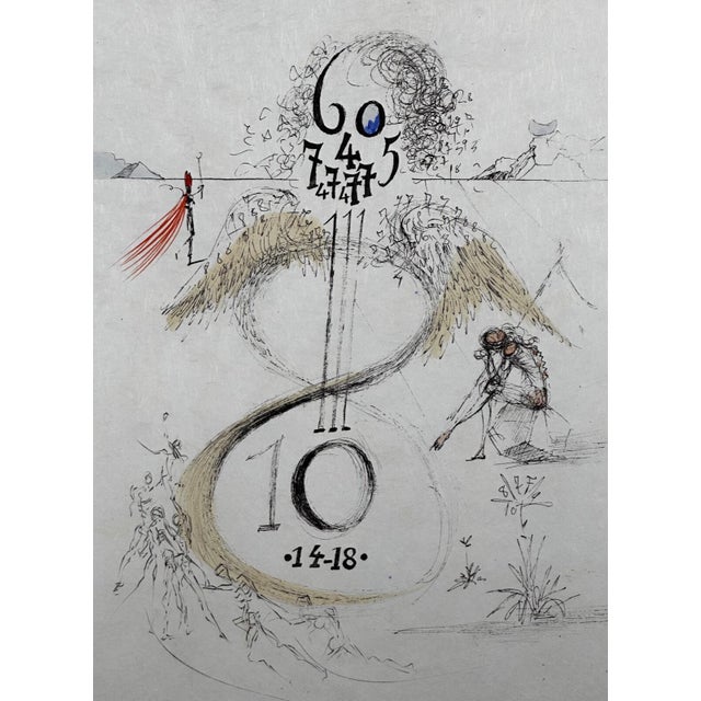 ARTIST: Salvador Dali TITLE: Poems Secrets War 1914-1918 MEDIUM: Etching SIGNED: Hand Signed PUBLISHER: Editions Argillet,...