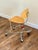 VNT 90’s Space Age Signed Joey Manic Postmodern Industrial Sculptural Rolling Chair For Sale - Image 11 of 12