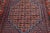 Textile Medallion Motif Persian Mahal Wool Rug in Red and Blue For Sale - Image 7 of 9