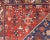 Red Early 20th Century Antique Persian Shiraz Rug With Tri-Medallion Geometrics in Royal Blue and Red For Sale - Image 8 of 13