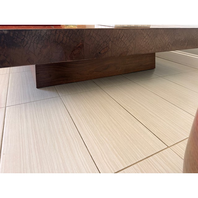 Late 20th Century Very Large Solid Koa Coffee Table For Sale In Los Angeles - Image 6 of 6