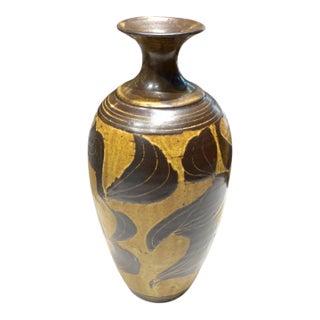 Gustav Otto Reuss (1885-1962) Chinese Inspired Vase German Art Pottery Song Dynasty Style For Sale