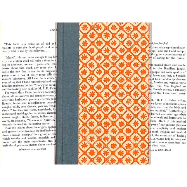 1960s "A Cordiall Water: A Garland of Odd and Old Receipts to Assuage the Ills of Man or Beast" 1961 Fisher, m.f.k. For Sale - Image 5 of 5