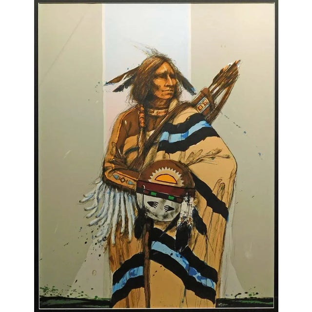 Impressionist Larry Fodor "Kiasax" Original Limited Edition Lithograph For Sale - Image 3 of 6