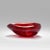 Glass Ashtray in Deep Red Glass by Carlo Scarpa for Venini, 1942s For Sale - Image 7 of 11