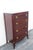 1940s Mahogany Tall Chest of Drawers 6257 For Sale - Image 15 of 15