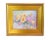 2020s Bouquet of Pastel Floral Flowers Roses Oil Painting by Sean Wu Including the Antiqued Gold Wood Frame For Sale - Image 5 of 7