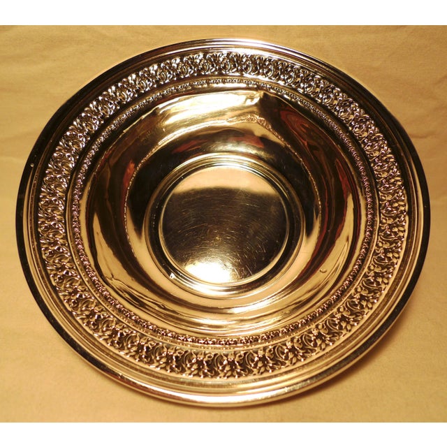 Victorian Early 20th Century Alvin Sterling Silver Bon Bon Bowl For Sale - Image 3 of 13