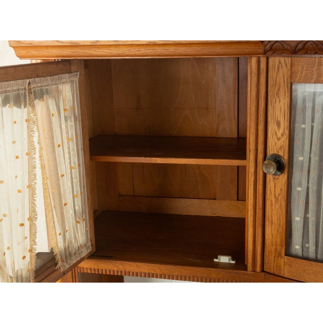 Wood Vintage Cupboard in Wood, 1930s For Sale - Image 7 of 13