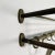 Italian Art Deco Metal Wall Coat Rack, 1930s For Sale - Image 9 of 13