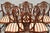 Vintage Sheraton Federal Mahogany Shield Back Dining Room Chairs - Set of 6 For Sale - Image 15 of 16