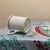 1960s Vintage Tom & Jerry Holiday Punch Cup Mug White Porcelain Black Gothic Font Gilt Trim For Sale - Image 5 of 5