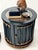 Pair of Oversized Round Bamboo and Rattan Nightstands or Accent Tables For Sale - Image 12 of 12