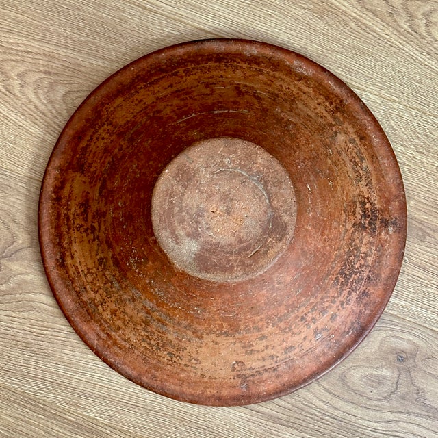 Tribal 19th Century Ancient Swat Valley Yousafzai Tribal Terracotta Bowl For Sale - Image 3 of 11