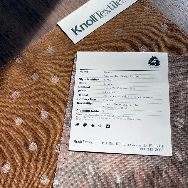 1998 Suzanne Tick for Knoll Textiles Custom "Domino" California King Comforter For Sale - Image 10 of 11