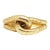 Vintage 18k Gold Double Loop Knot Ring, Size 6.75 For Sale