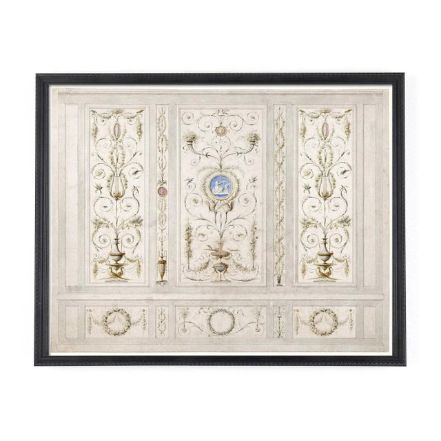 For lovers of the ornate and decorative, this print is pieced together from late 18th Century watercolor illustrations of...