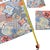 Japanese Colorful Japanese Imari Style Cotton Napkins- Set of 6 For Sale - Image 3 of 6