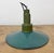 Industrial Petrol Enamel Military Pendant Lamp with Cast Aluminium Top, 1960s For Sale - Image 9 of 17