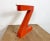 Industrial Vintage Red Iron Facade Letter Z, 1970s For Sale - Image 3 of 11