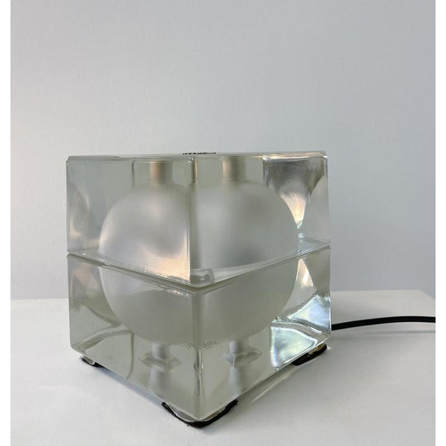 Alessandro Mendini Cubosfera Table Lamp attributed to Alessandro Mendini, Italy, 1968 For Sale - Image 4 of 6