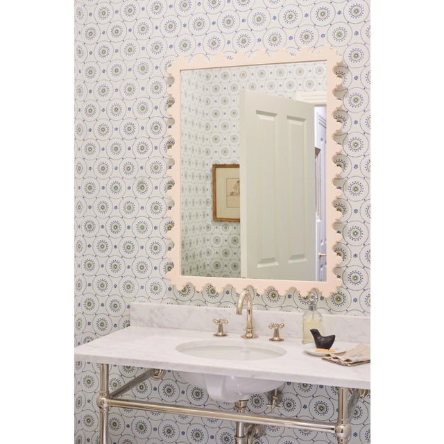 Contemporary Fleur Home Garden District Magazine Rectangle Mirror in Frosted Petal, 29.75x41 For Sale - Image 3 of 4