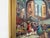 Unknown, Market Scene, 1980s, Oil on Cardboard and Wood For Sale - Image 4 of 8