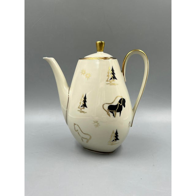 Vintage Mocha Service in Ivory Porcelain by Winterling, 1950s, Set of 11 For Sale - Image 18 of 18