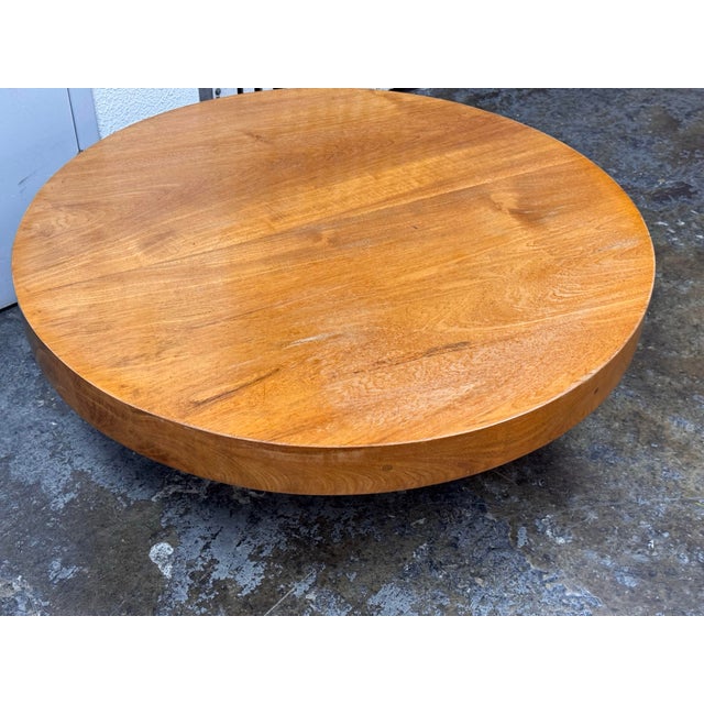 Brown Chista Button Coffee Table For Sale - Image 8 of 12