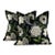 Premier Prints MM Designs Black Cream & Green Botanical Floral Leaf Leaves Paisley Pillow Covers- 3 Pieces For Sale In Jacksonville, FL - Image 6 of 7