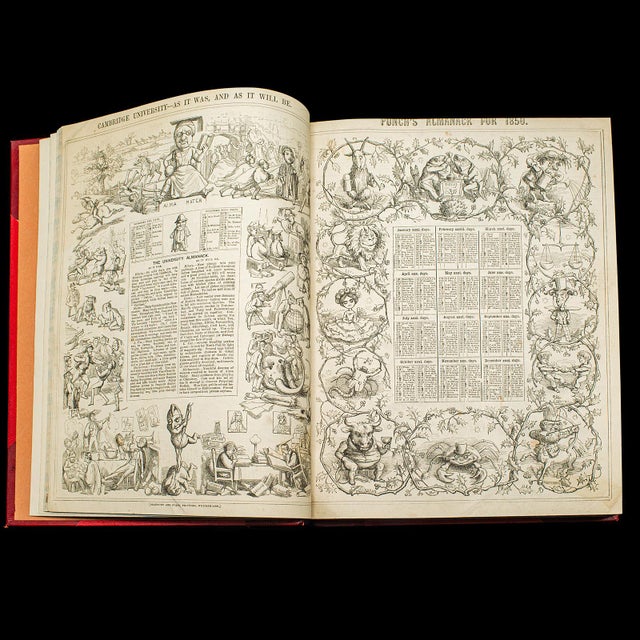 Late 19th Century Antique Punch Book, Almanac Compendium, English, Humour, Illustrated, Victorian For Sale - Image 5 of 12